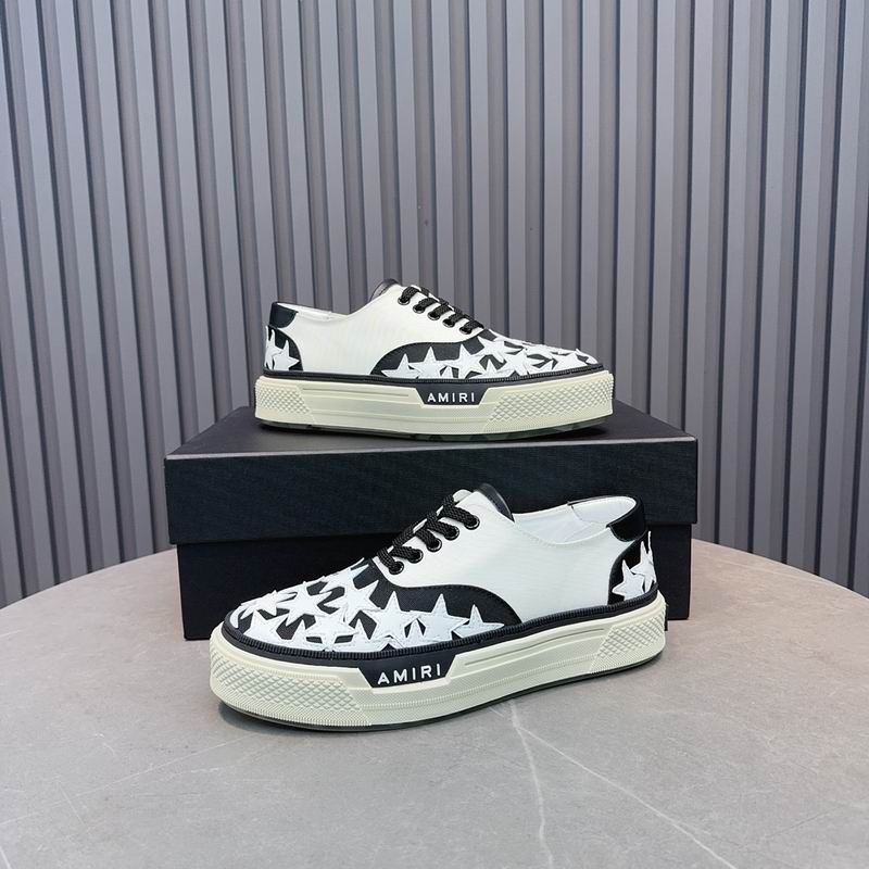 AMIRI Stars Court Low Sneaker – White/Black