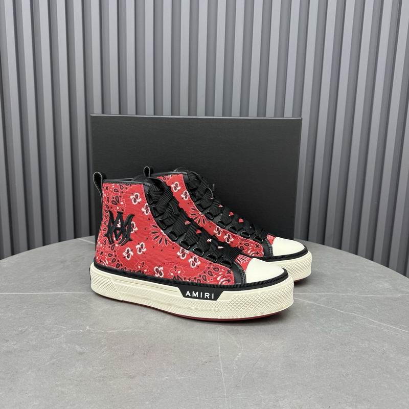 AMIRI MA Quad Court Hi Sneaker – Red Bandana