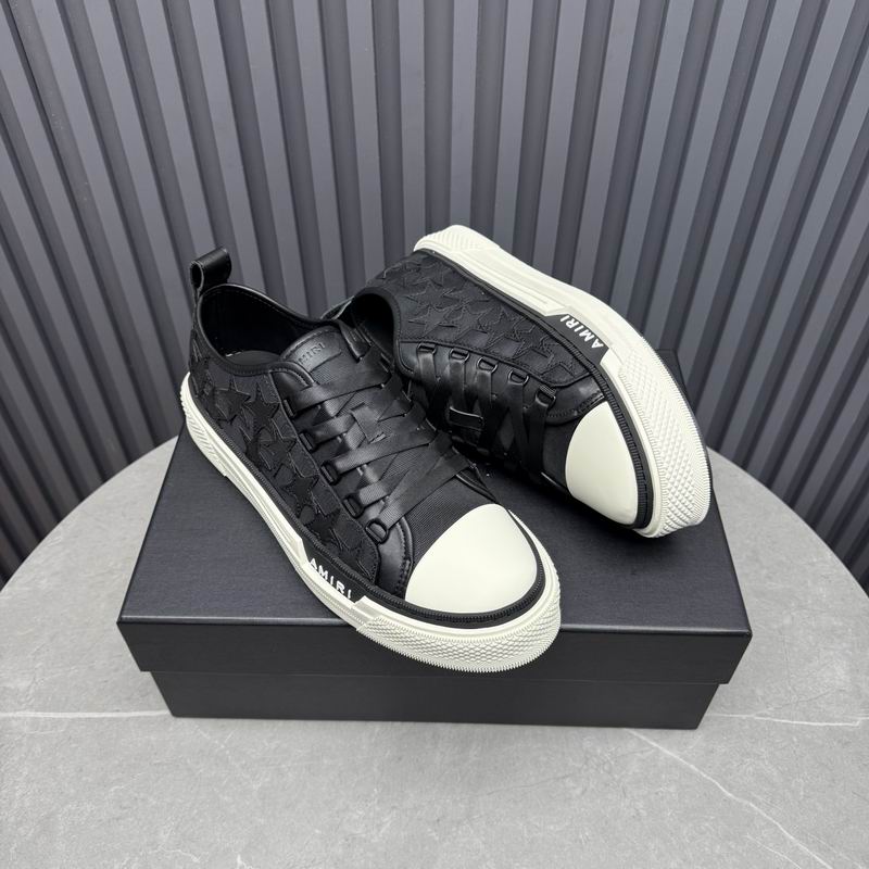 AMIRI Stars Court Low Sneaker – Black/White