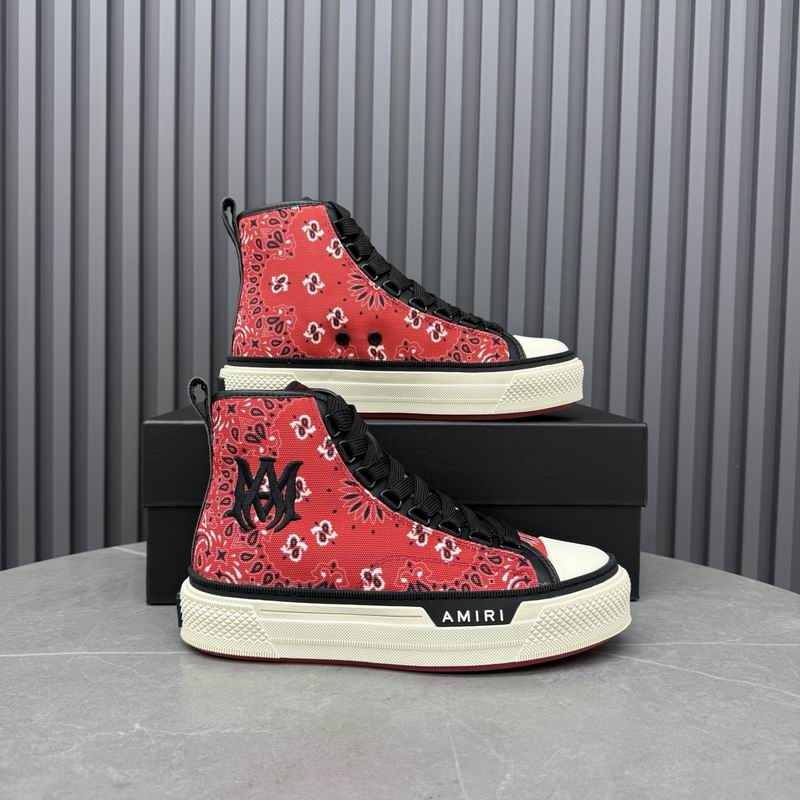 AMIRI MA Quad Court Hi Sneaker – Red Bandana