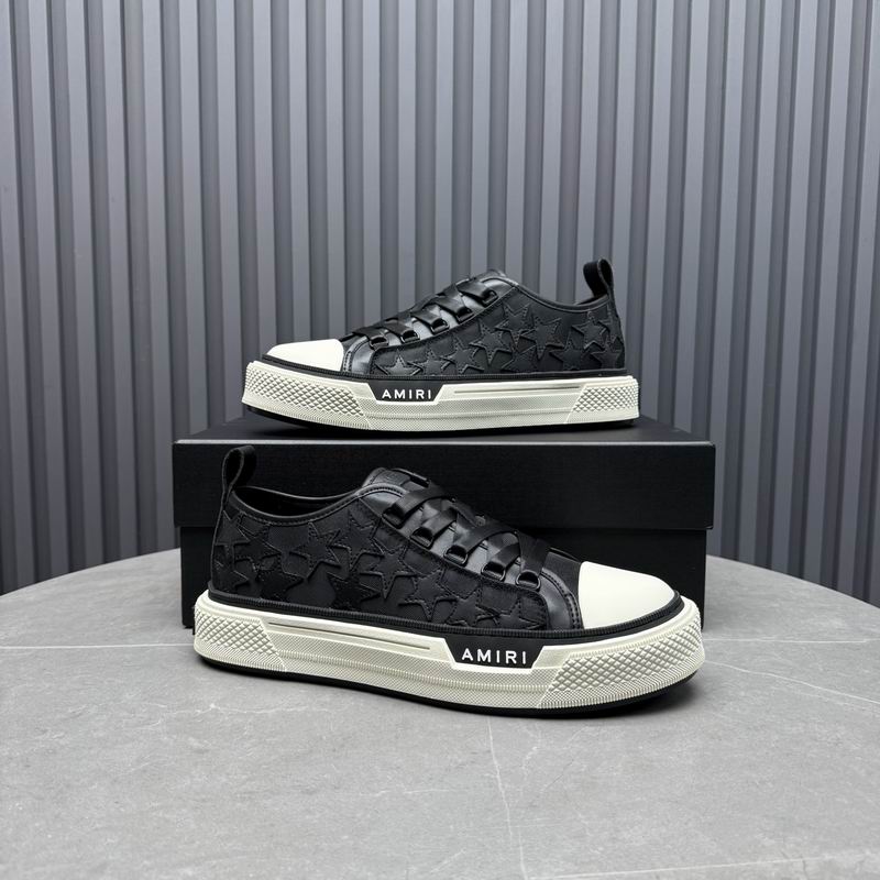 AMIRI Stars Court Low Sneaker – Black/White