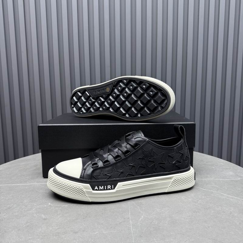 AMIRI Stars Court Low Sneaker – Black/White