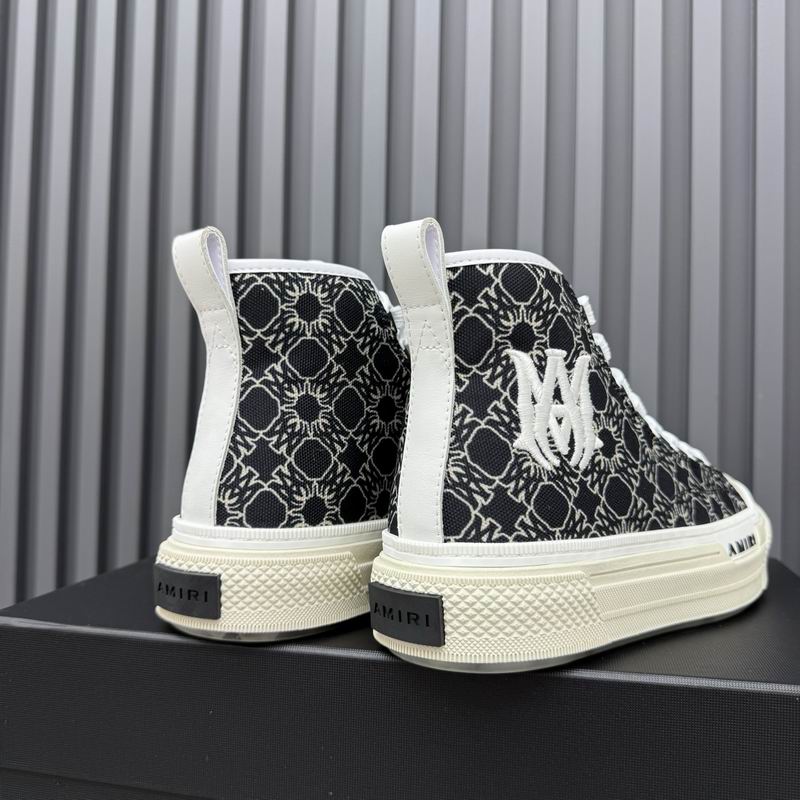 AMIRI MA Quad Court Hi Sneaker – Black Monogram