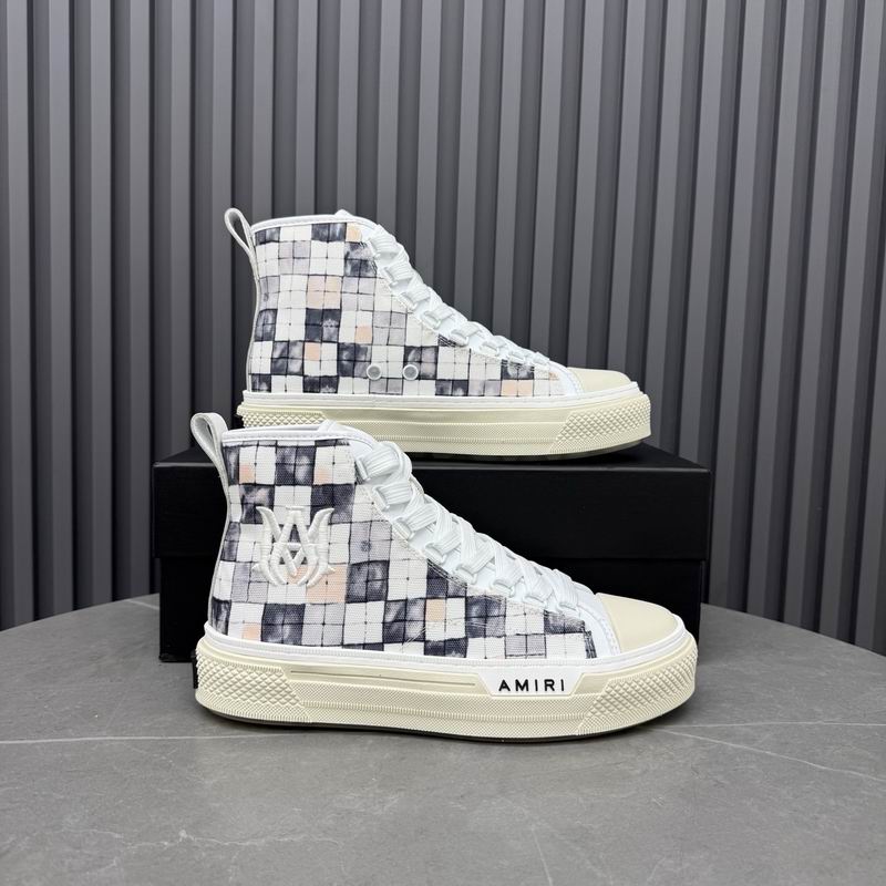 AMIRI MA Quad Court Hi Sneaker – White Mosaic