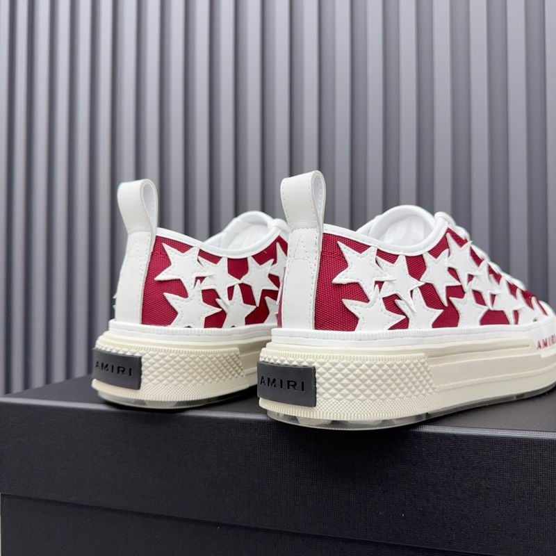 AMIRI Stars Court Low Sneaker – White/Red