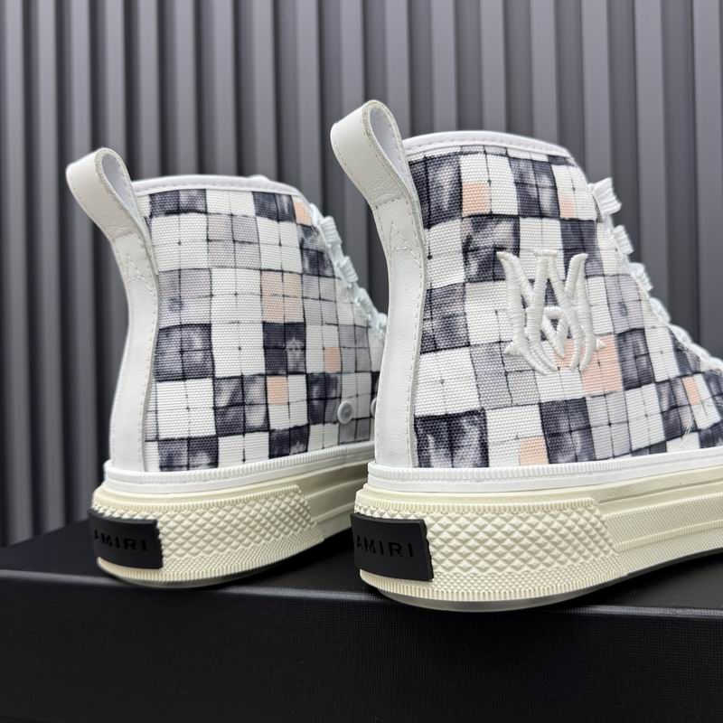 AMIRI MA Quad Court Hi Sneaker – White Mosaic