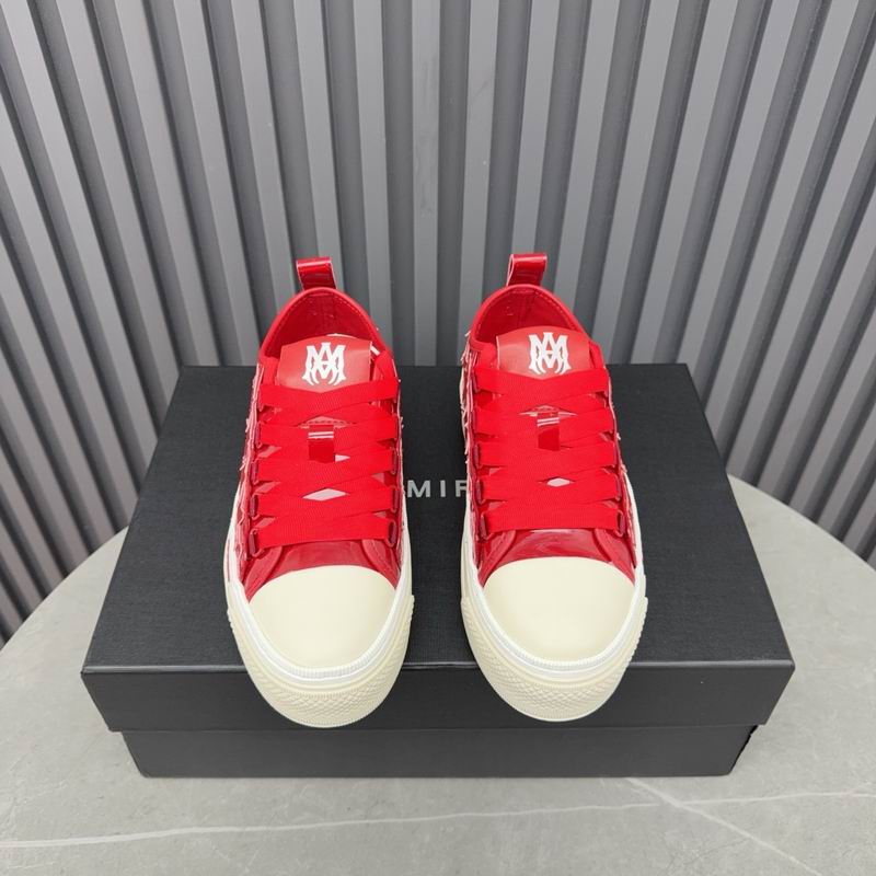 AMIRI Stars Court Low Sneaker – Red Patent