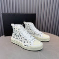 AMIRI MA Quad Court Hi Sneaker – White Gothic Lettering