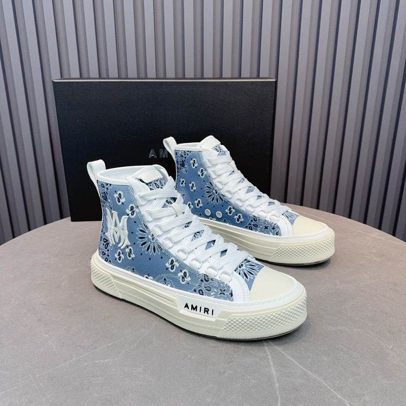 AMIRI MA Quad Court Hi Sneaker – Blue Bandana