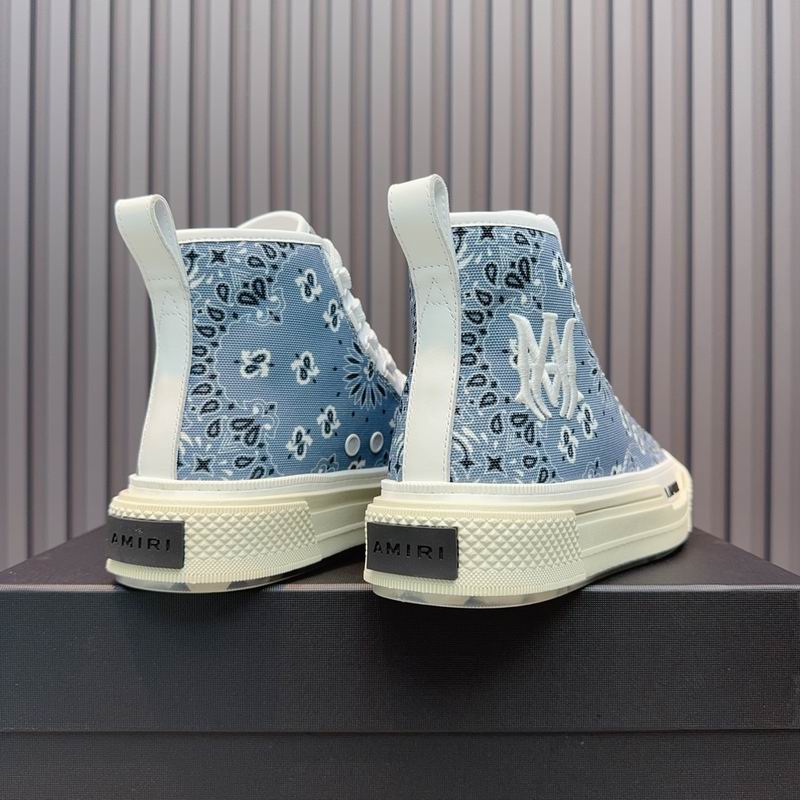 AMIRI MA Quad Court Hi Sneaker – Blue Bandana