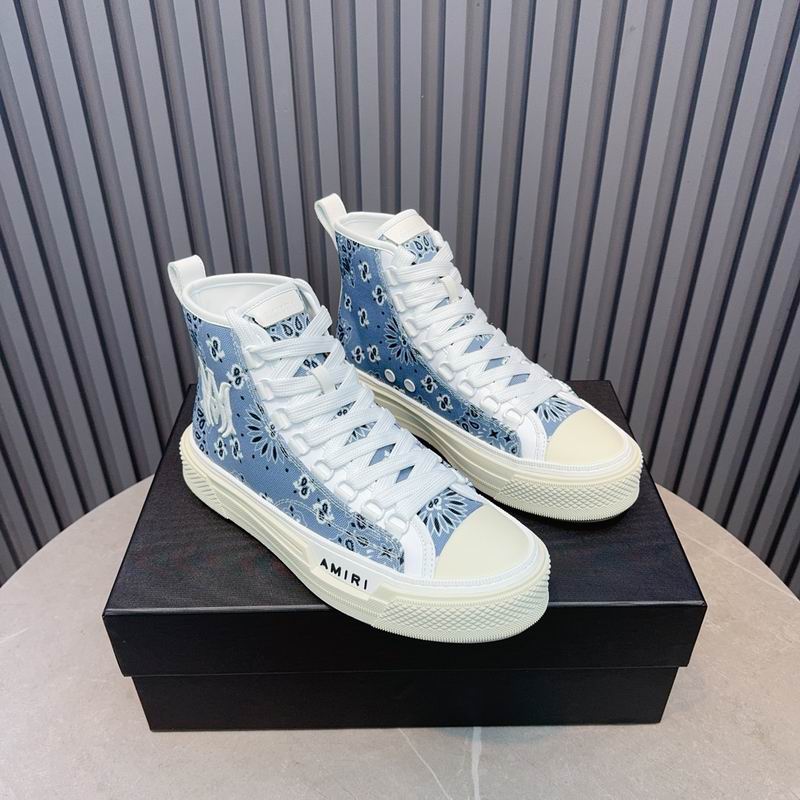AMIRI MA Quad Court Hi Sneaker – Blue Bandana