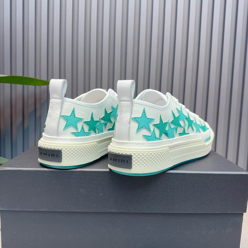 AMIRI Stars Court Low Sneaker – White/Mint
