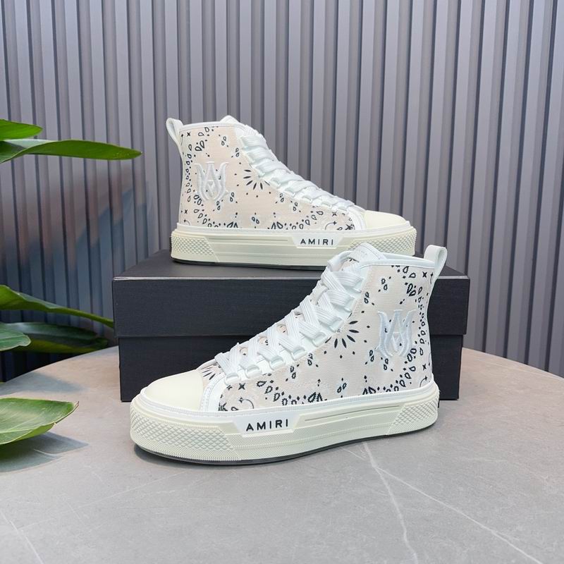 AMIRI MA Quad Court Hi Sneaker – White Bandana