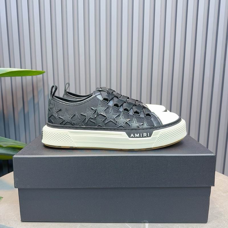 AMIRI Stars Court Low Sneaker – Black/White