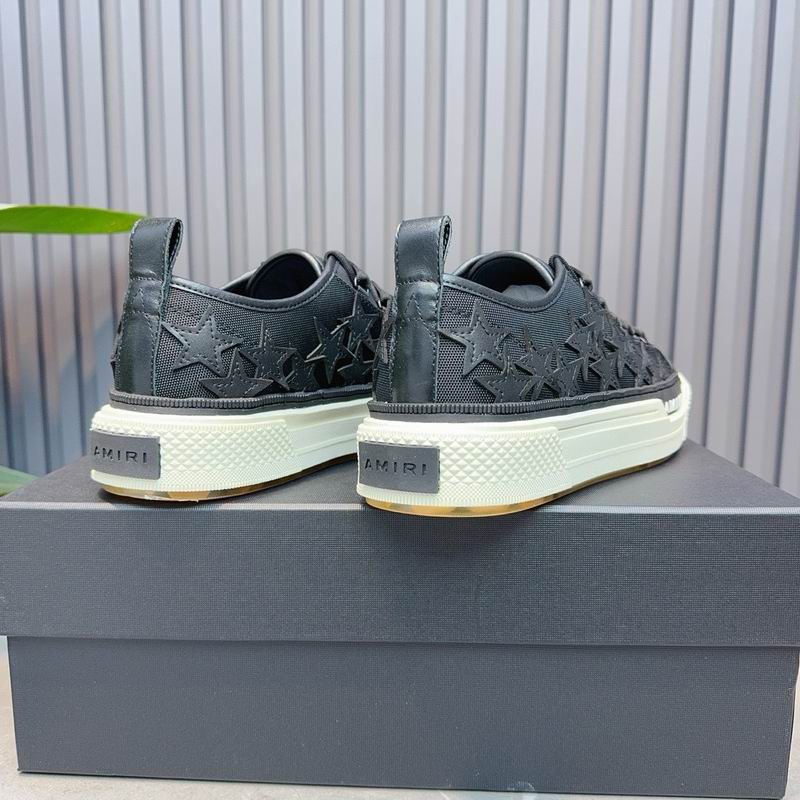 AMIRI Stars Court Low Sneaker – Black/White