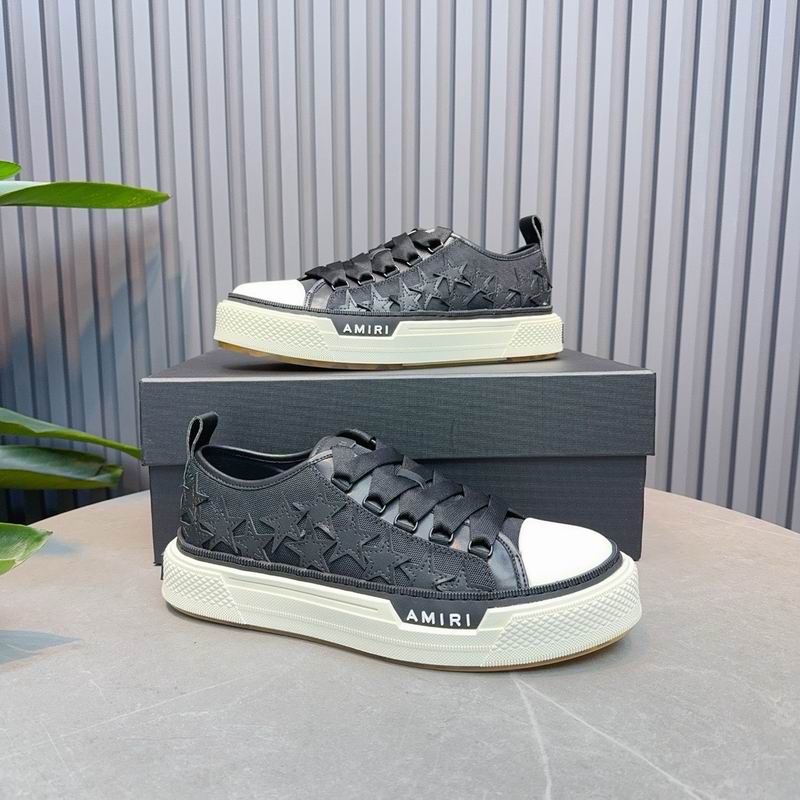 AMIRI Stars Court Low Sneaker – Black/White