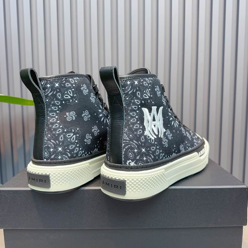 AMIRI MA Quad Court Hi Sneaker – Navy Bandana
