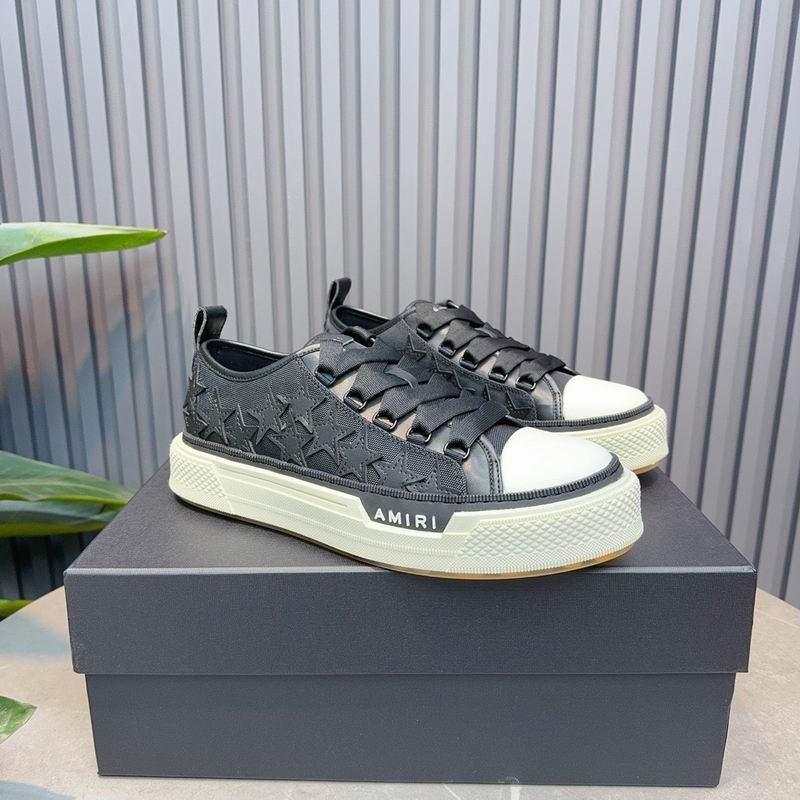 AMIRI Stars Court Low Sneaker – Black/White