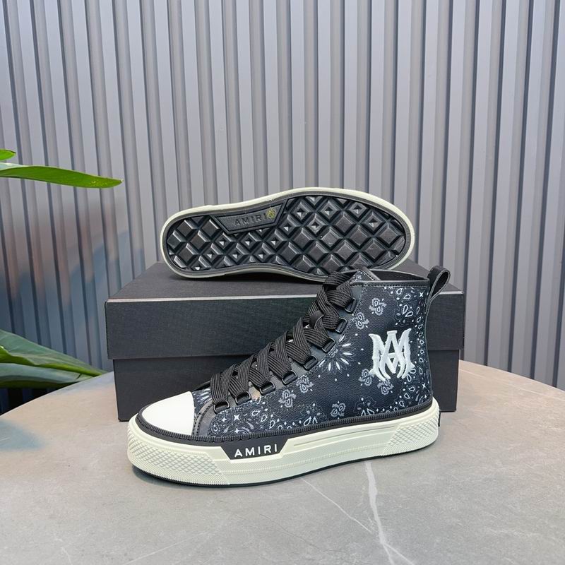 AMIRI MA Quad Court Hi Sneaker – Navy Bandana