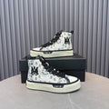 AMIRI MA Quad Court Hi Sneaker – White Bandana Black MA
