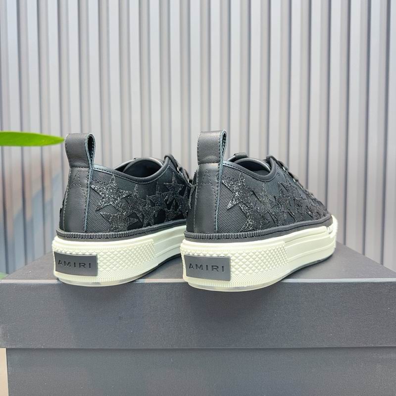 AMIRI Stars Court Low Sneaker – Black Glitter