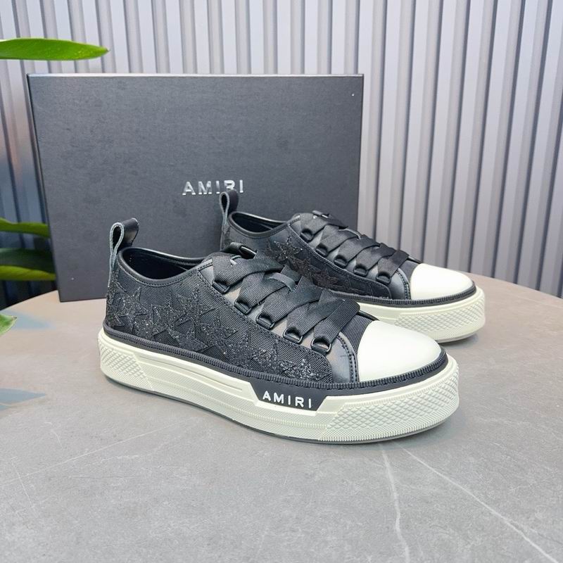 AMIRI Stars Court Low Sneaker – Black Glitter