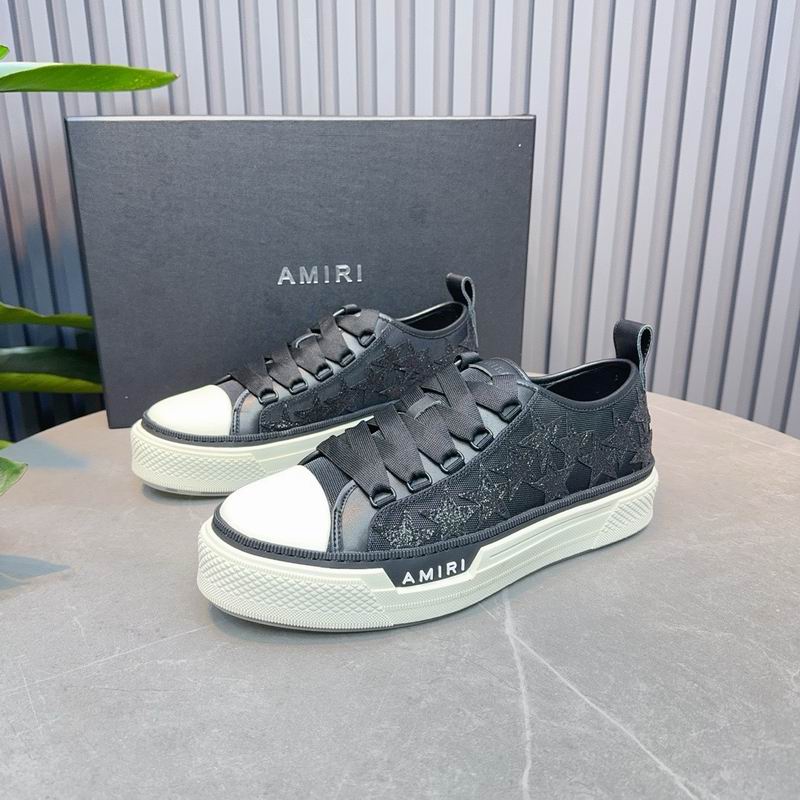 AMIRI Stars Court Low Sneaker – Black Glitter