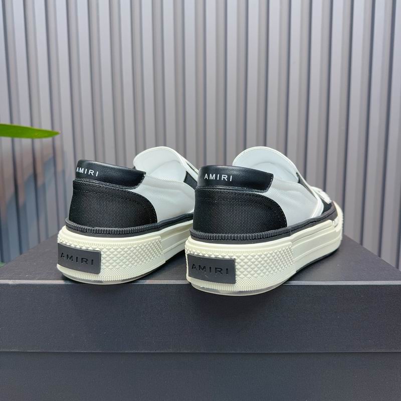 AMIRI Skeleton Slip-On Sneaker – Black/White