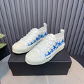 AMIRI Stars Court Low Sneaker – White/Blue