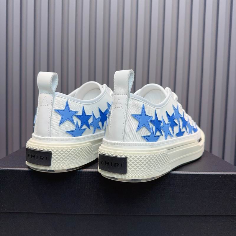 AMIRI Stars Court Low Sneaker – White/Blue