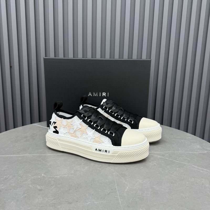 AMIRI Stars Court Low Sneaker – Black/White