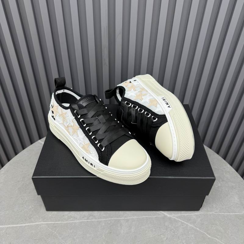 AMIRI Stars Court Low Sneaker – Black/White