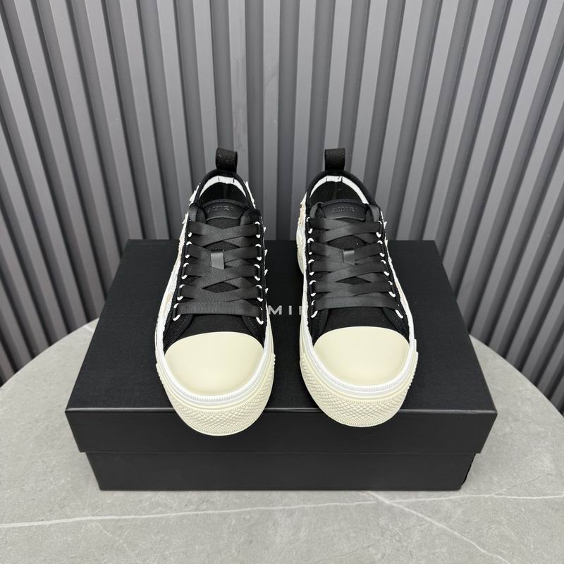 AMIRI Stars Court Low Sneaker – Black/White