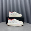 AMIRI Stars Court Low Sneaker – White/Silver & Pink