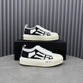 AMIRI Skeleton Court Low Sneaker – Black/White