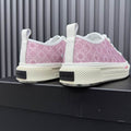 AMIRI Floral Lace Court Low Sneaker – Pink/White