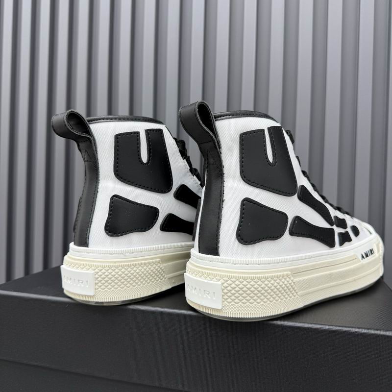 AMIRI Skeleton Court Hi Sneaker – White/Black