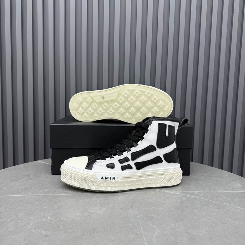 AMIRI Skeleton Court Hi Sneaker – White/Black