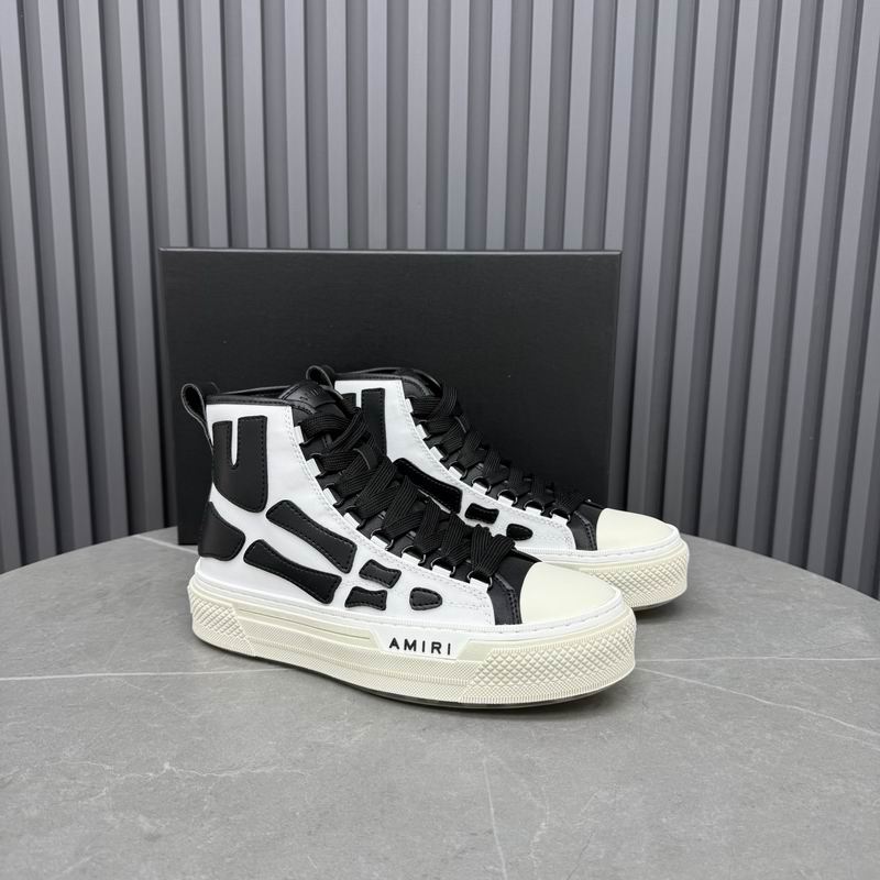 AMIRI Skeleton Court Hi Sneaker – White/Black