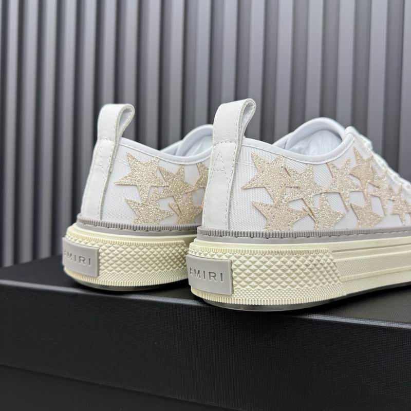 AMIRI Stars Court Low Sneaker – White / Glitter Star