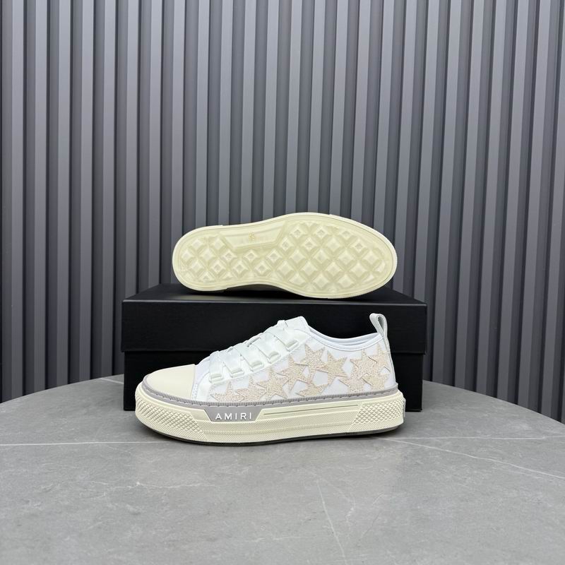 AMIRI Stars Court Low Sneaker – White / Glitter Star