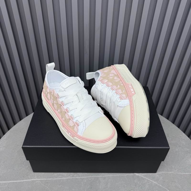 AMIRI Stars Court Low Sneaker – Pink / Beige