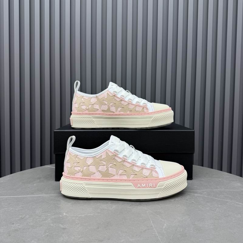 AMIRI Stars Court Low Sneaker – Pink / Beige