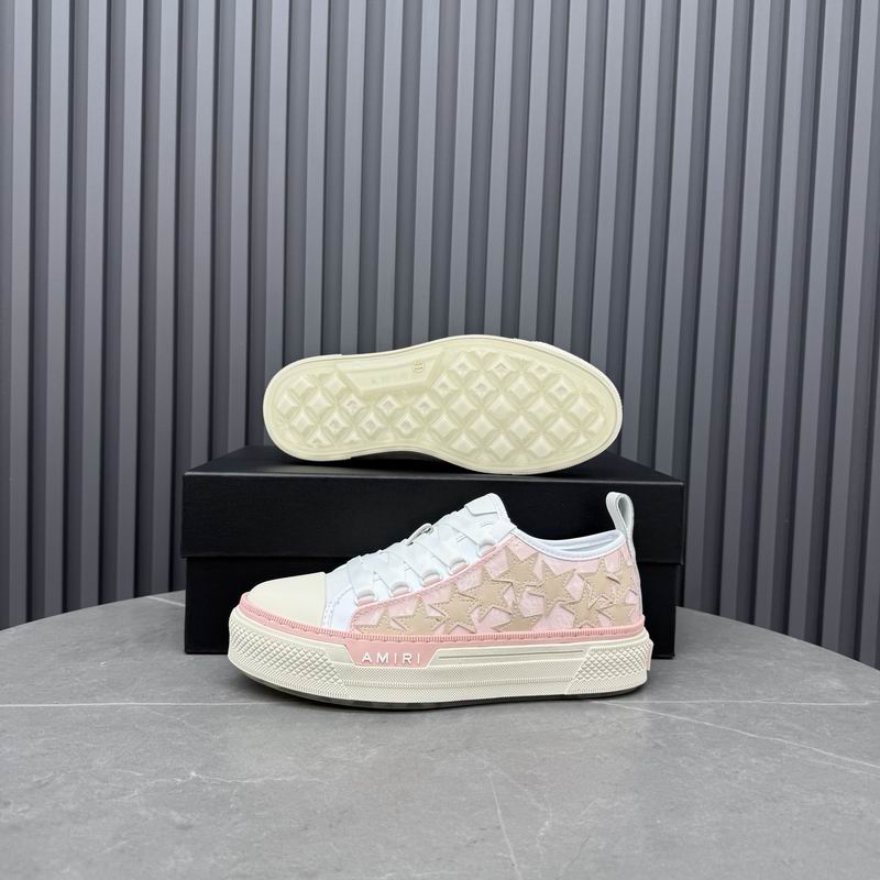 AMIRI Stars Court Low Sneaker – Pink / Beige