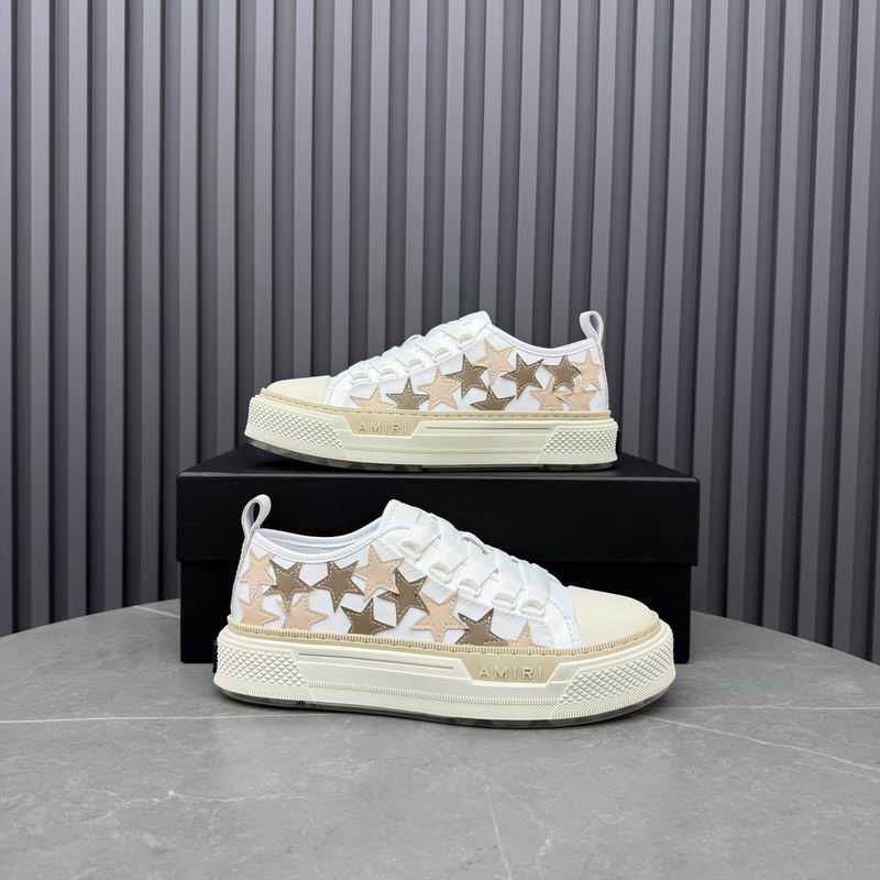 AMIRI Stars Court Low Sneaker – White / Gold