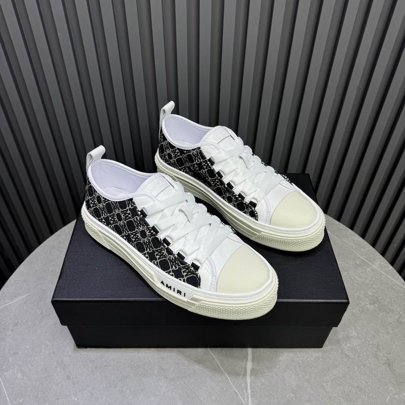 AMIRI Bandana Court Low Sneaker – Black / White