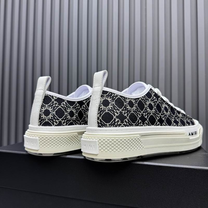 AMIRI Bandana Court Low Sneaker – Black / White