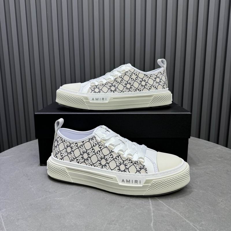 AMIRI Bandana Court Low Sneaker – White / Black