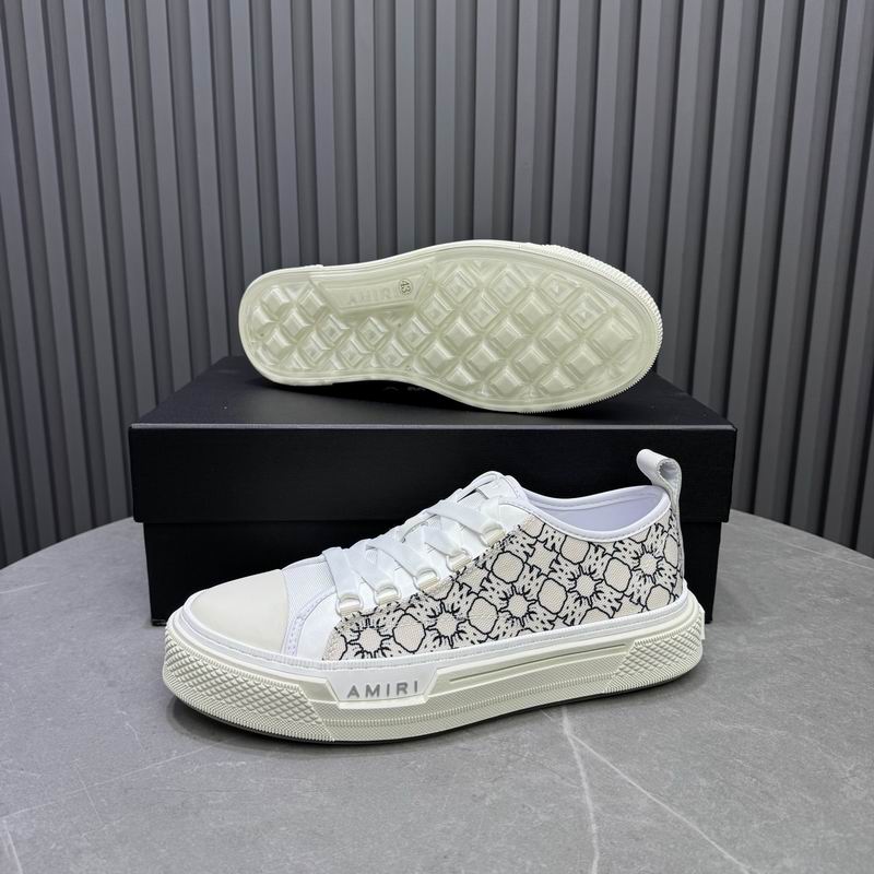 AMIRI Bandana Court Low Sneaker – White / Black