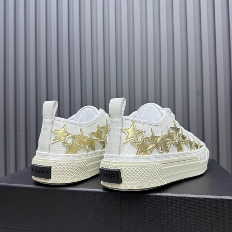 AMIRI Stars Court Low Sneaker – White / Gold
